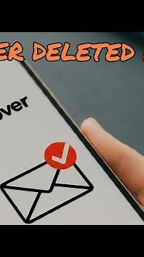 HOW TO RECOVER A DELETED EMAIL