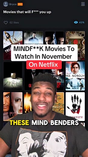57K views · 1.9K reactions | Mindbending Movies To Watch In November On Netflix #netflix | Brycejv | Facebook