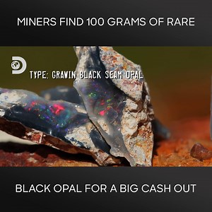 229K views · 2.9K reactions | The Tunnel Rats, eager to reach their season target, take a risk on a new claim and quickly uncover a rare type of black opal. #OutbackOpalHunters | Discovery Channel Australia | Facebook