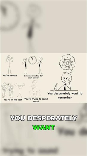 Why Do You Forget SIMPLE Words When Nervous? #anxious #recall