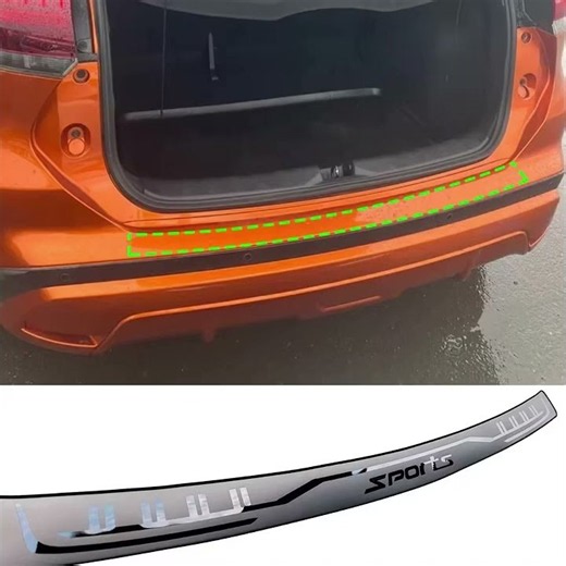 Stainless Steel For Nissan Kicks Rear Bumper Protector Door Sill S