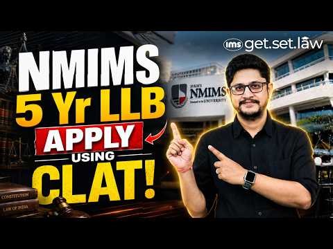 How to Fill NMIMS 5 Year LLB Form via CLAT 2026 Score 🔥 Step-by-Step Guide