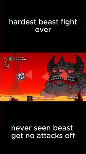 hardest beast fight #tboi #gaming #tboirepentance #memes #games #funny