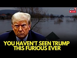 Trump Gets VERY ANGRY At Reporter Who Asked Question On Texas floods Warnings | News18 Live | N18G