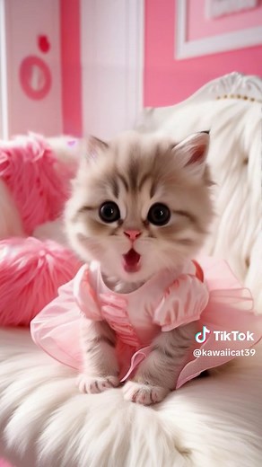 かわいい子猫の歌とダンス