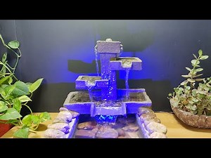 How to make amazing beautifui wonderful waterfall fountain water fountain