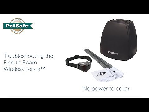 Troubleshoot No Power to the Collar - Free to Roam Wireless Fence™