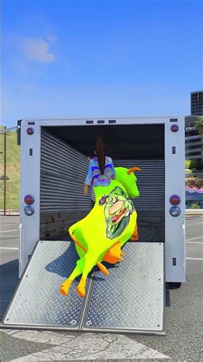 GTA V : Cows teaches us love in its purest form | Part 5 | #shorts #youtubeshorts