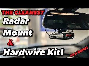 Uniden Radar BlendMount(10% OFF CODE) & HARDWIRE KIT install! | BMW M3 M4 F80 F82 F30