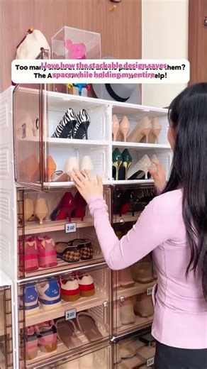 NYC shoe chaos? Solved! 👠#antbox #nycshoes #shoeorganization