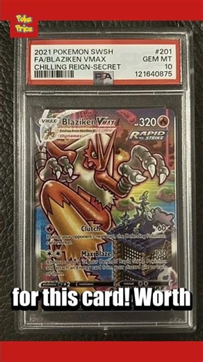 🔥 This Blaziken card fetched £562.29 — crazy or fair? #shorts