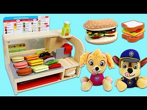 The Paw Patrol Pups Make Food At A Sandwich Shop!