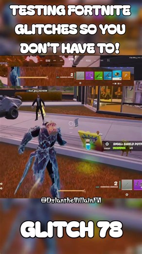 Testing Fortnite glitches so you don't have to! #fortnite #shorts #gaming