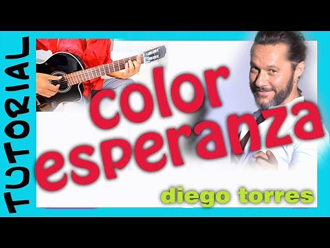 COLOR ESPERANZA tutorial en guitarra COMO TOCAR ACORDES