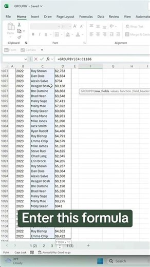 How to summarize data using this NEW function. 📊
