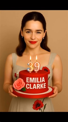 Happy 39th Birthday to the amazing Emilia Clarke 🎂🎉✨🌹A radiant actress whose talent, heart, and unforgettable performances continue to captivate and inspire fans around the world. 🌟🎬💖 #HappyBirthday #EmiliaClarke #LegendaryActress | Bruce’s Brigade