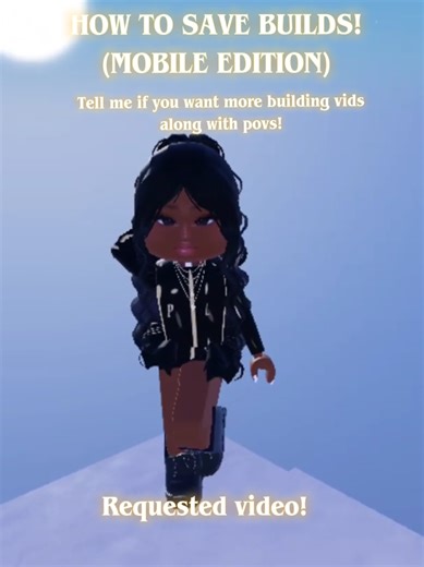 HOW TO SAVE BUILDS | REQUESTED BY | @heart4randaa_ | TAGS | #robloxdancemoms #oradancemoms #robloxaldc #orapov #ora