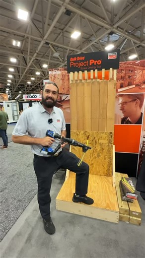 Build Show LIVE on Instagram: "Andrew from Simpson Strong-Tie showed us the Quick Drive Project Pro and Timber Drive in action! #BuildshowLIVE"