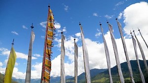 Buddhist Prayer Flags Blowing Wind Shot Stock Footage Video (100% Royalty-free) 1008074545 | Shutterstock