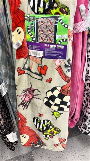 Beetle Juice Valloween Blanket at Ross: A Must-Have!