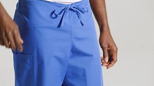 Landau Scrub Zone Unisex Relaxed Fit 2-Pocket Drawstring Cargo Scrub Pants 85221