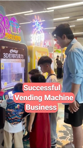 Panda 3D Printing Vending machine on Instagram: "🍫 Vending machine business 2025 SECRET: Ditch the boring snacks—this 3D Chocolate Printer Vending Machine is how you STAND OUT!Everyone’s fighting over basic vending machines… but yours? Prints CUSTOM chocolate on the spot in 3-5 mins! 🖨️🍬People can’t resist unique shapes + watching the magic happen!Want the BEST locations to place it + tips to boost sales with viral designs? COMMENT “CHOCOLATE” below 👇Tag a friend who needs this vending machi