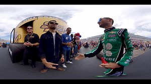 360 Video: Kyle Larson Las Vegas Driver Introductions