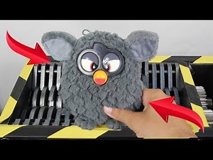 Experiment Shredding Furby Lego And Toys | The Crusher