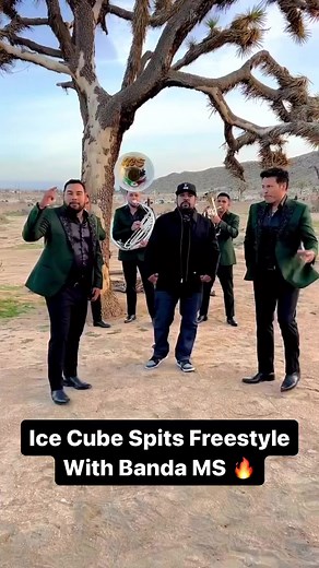 When West Coast rap meets Banda, magic happens! Via: @bandamsoficial @stephennberganza #IceCube #BandaVibes #WestCoastRap #MusicCollaboration | Power 98.3