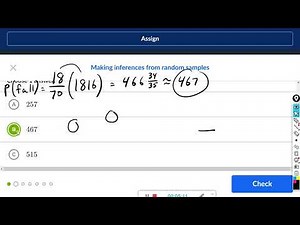 Making inferences from random samples : Khan Academy