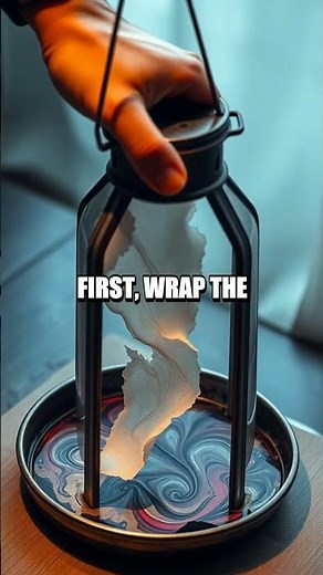 Marbled Paper Lanterns: A Simple DIY Glow