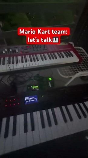 Creating fire tracks with the BeatBuddy + Aeros🎹 #mariokart #jam #synthmusic #musicgear