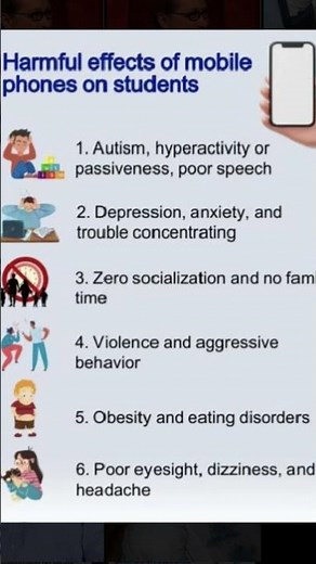 Harmful Effects of Mobile Phones on Students | How Excessive Screen Time Affects Learning and Health