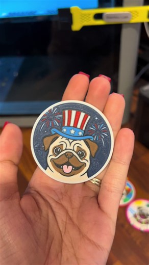 July Pug Coin: Limited-Edition 4th of July Collectible