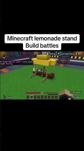 How to build a lemonade stand in Minecraft
