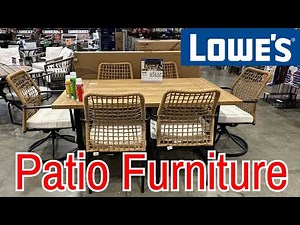 NEW! Lowe's Patio Furniture Essentials for 2024"