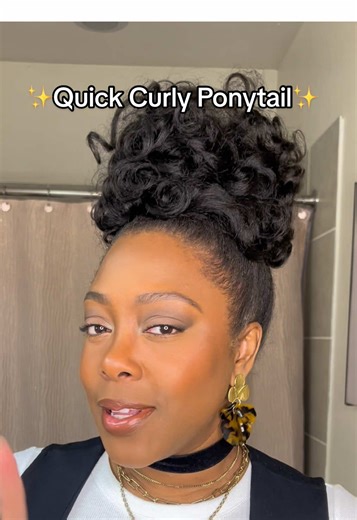 Embrace the OG Look: Quick Curly Ponytail Tutorial