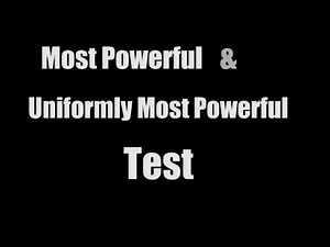 Tests of Hypotheses: Most Powerful and Uniformly Most Powerful Tests Video Lecture | CSIR NET Crash Course for Mathematics - CSIR NET Mathematics