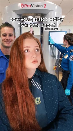 TSA Airport Security Experience ASMR Video