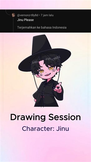 Chibi Jinu Demon Version Coloring Process 🔥🎨| K-Pop Demon Hunters #jinu #sajaboys #kpopdemonhunters