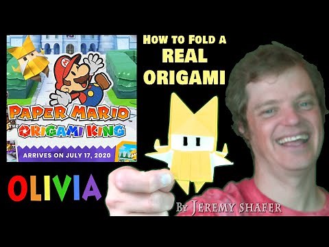 How to fold Olivia - Paper Mario Origami King
