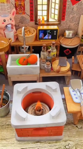 Children_s_Day_gifts_are_coming!_Mini_kitchen_big_steamer_Cook_noodles_and_eat_a_full_mini_kitchen #foryoupage #account #grow #video #viral