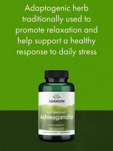 When life feels like a whirlwind, adaptogens can help you find your balance. This is your sign to reach for ashwagandha—our go-to stress buster from nature’s own backyard. 🌈 #Swanson #Health #Healthy #Wellness #ashwagandha #Vitamins #FYP