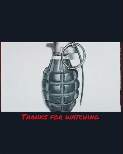 How to draw a grenade