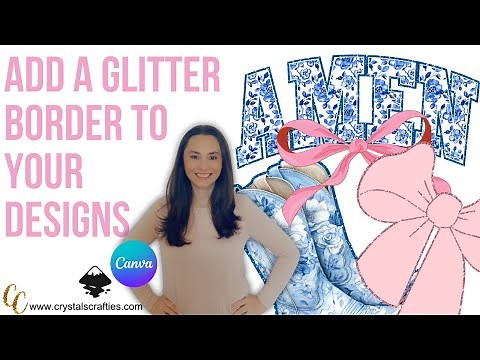How to Add a Glitter Border in Inkscape | Easy Glitter Outline Tutorial