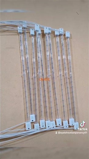 700w Round Shape Ruby Heating Element Halogen Infrared Heat Lamps