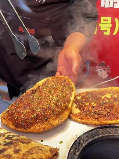 Xuzhou Shaobing (Baked cake in griddle).😋😋😋 #China #chinesecuisine | Embassy of The People's Republic of China in the United States
