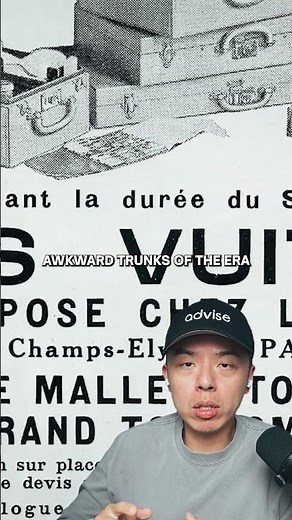 The Hidden Origin of Louis Vuitton’s First Invention 🌧️ #shorts