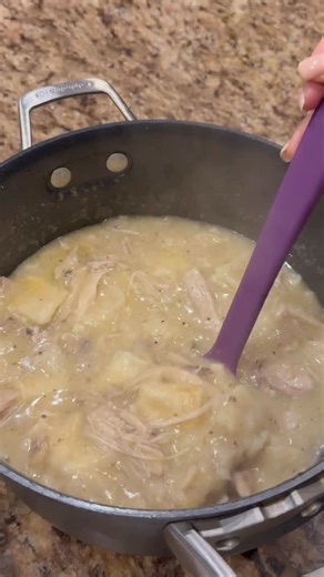 Laura Ashley Johnson RDN CDE on Instagram: "💕🥣Dutch Oven Chicken and Dumplings🥣💕 Type “RECIPE” and I’ll send you a direct link (check your inbox/message requests) #supper #dumplings #soulfood https://www.dinnerin321.com/chicken-and-dumplings/"