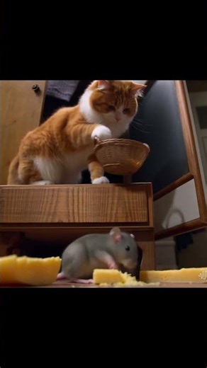 Is This Cat the Ultimate Hunter? 🐱 #shortsfeed